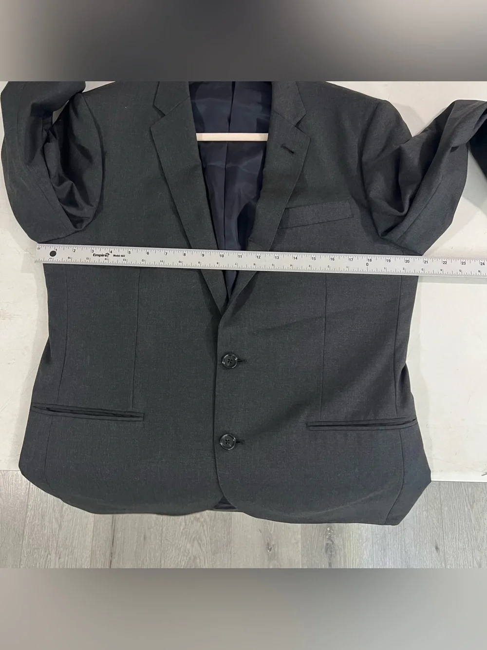J Crew Ludlow Suit Slim Super 120 Wool Mens 40S / W33x28 Grey Loro Piana *FLAW*